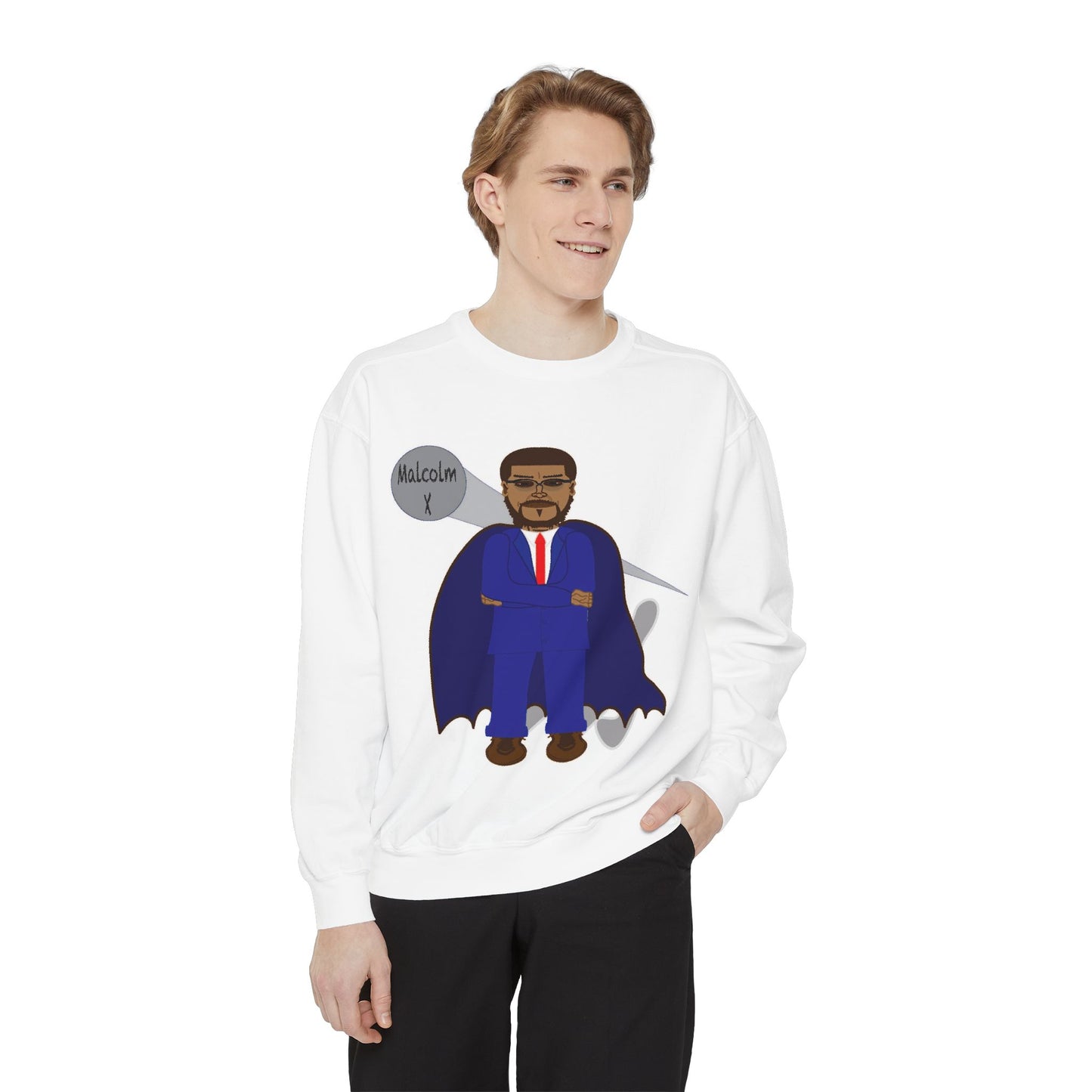 Harriet Tubman to Malcolm X Unisex Garment-Dyed Sweatshirt