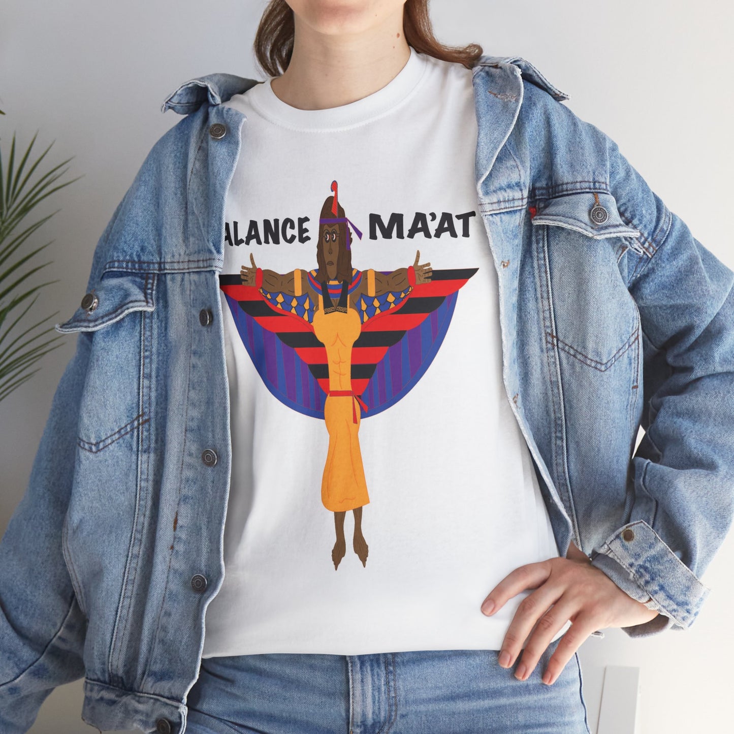 Ma'at Balance Unisex Heavy Cotton Tee