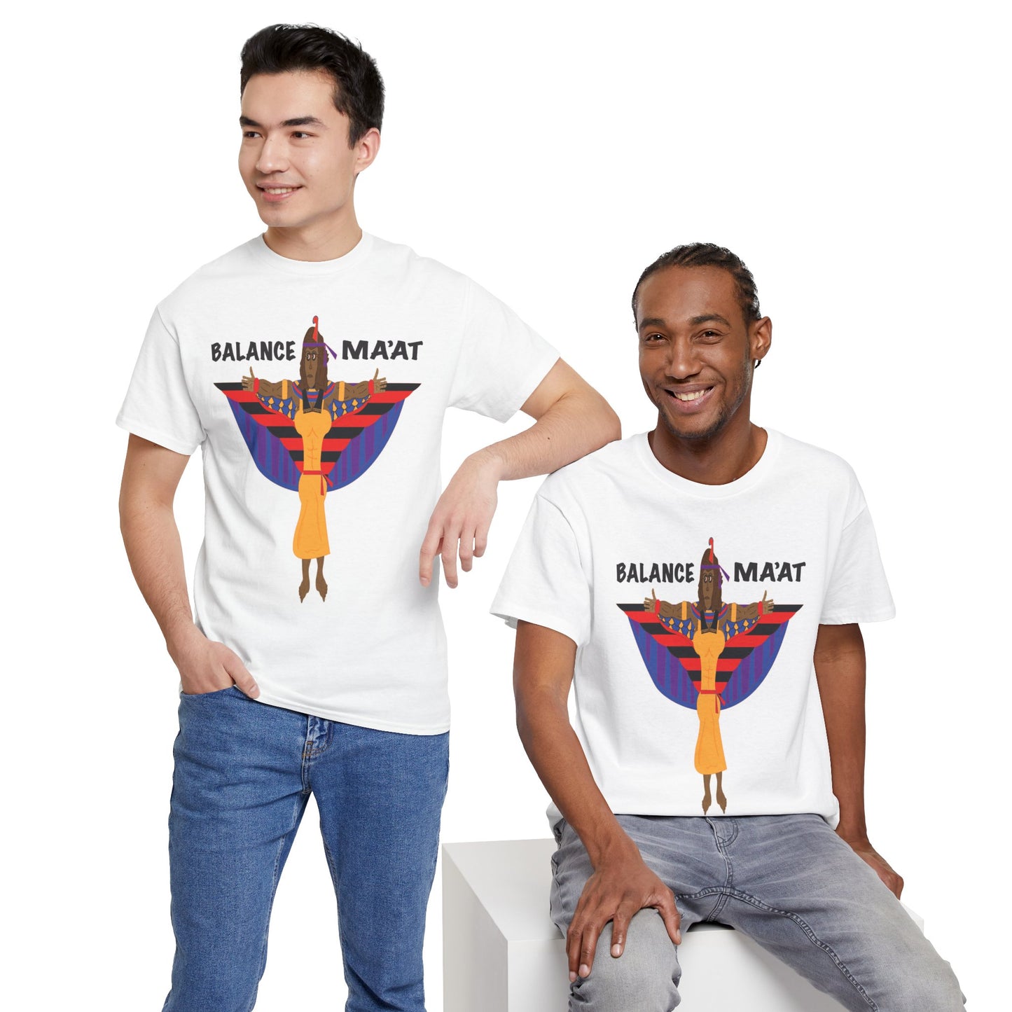 Ma'at Balance Unisex Heavy Cotton Tee